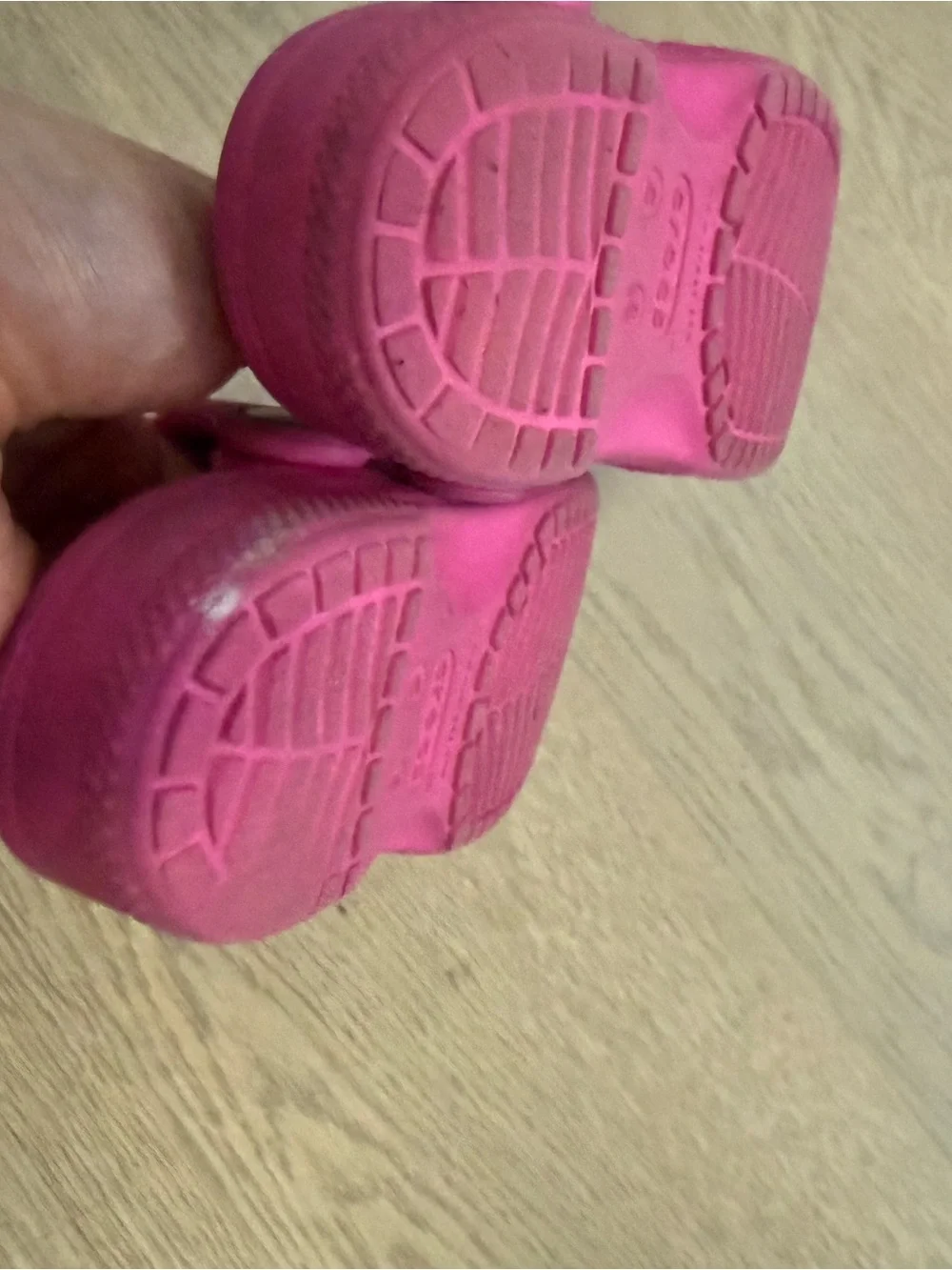 CROCS Kids Pink Classic Clog with Charms